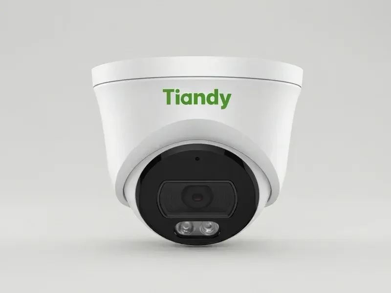 Tiandy TC-C35XP, λευκή turret κάμερα 5MP με δύο λευκά LED